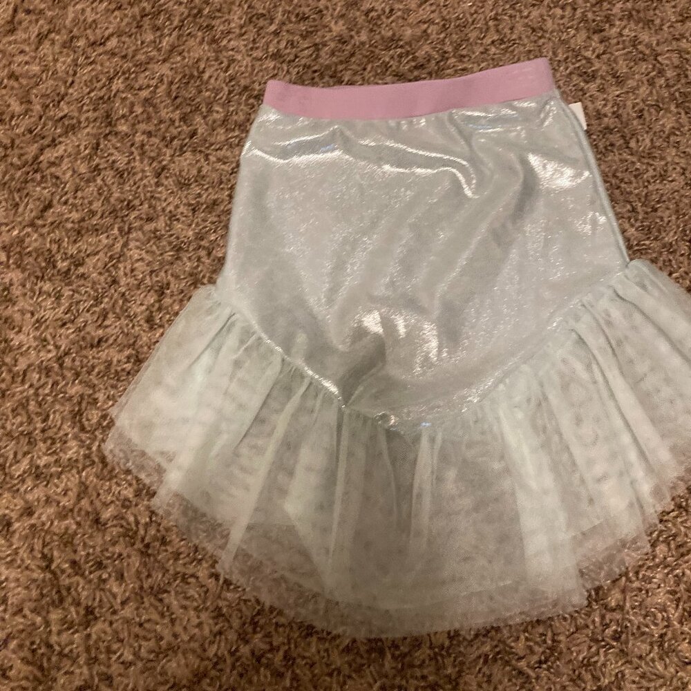 Disney Princess Swim Coverup Skirt 2T Ariel The Little Mermaid Light Green Mesh